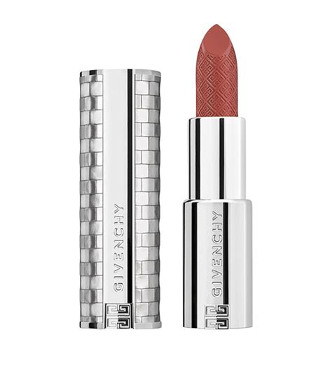 givenchy cuir veritable le rouge|Givenchy rouge interdit lipstick.